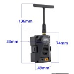 Original Radiomaster 2.4Ghz 1W ExpressLRS RF Module Wifi 2.4ghz ELRS for TX16S TX12 2.4ghz Elrs Receiver Combo